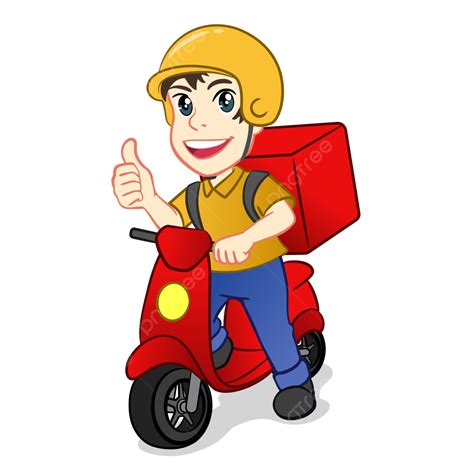 delivery boy clipart